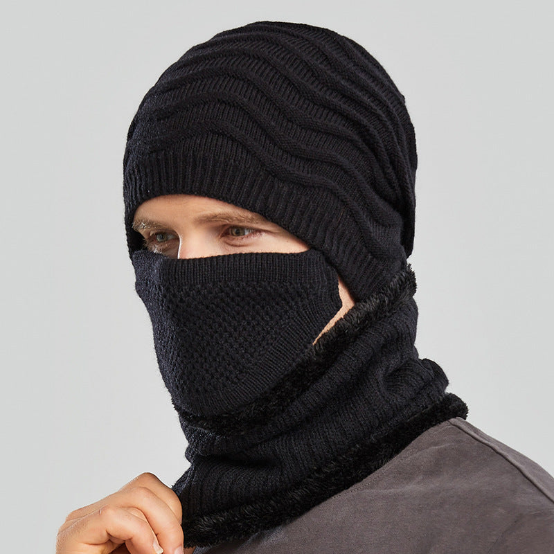 Kit Invierno Completo: Gorro + Mascarilla + Cuello - Lana Abrigada