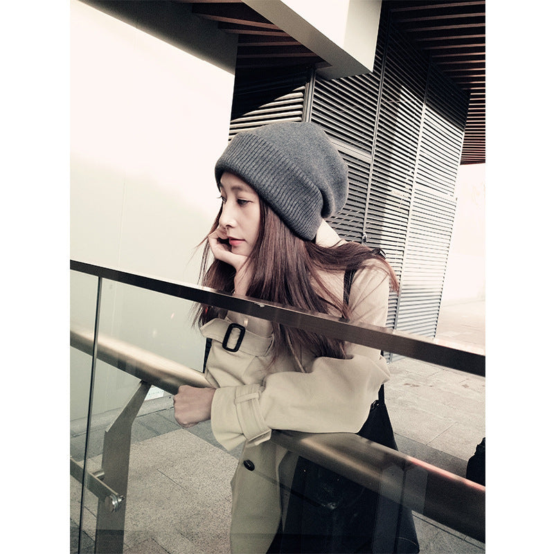 Gorro Clásico de Lana - Unisex, Ideal para Nieva y Viento