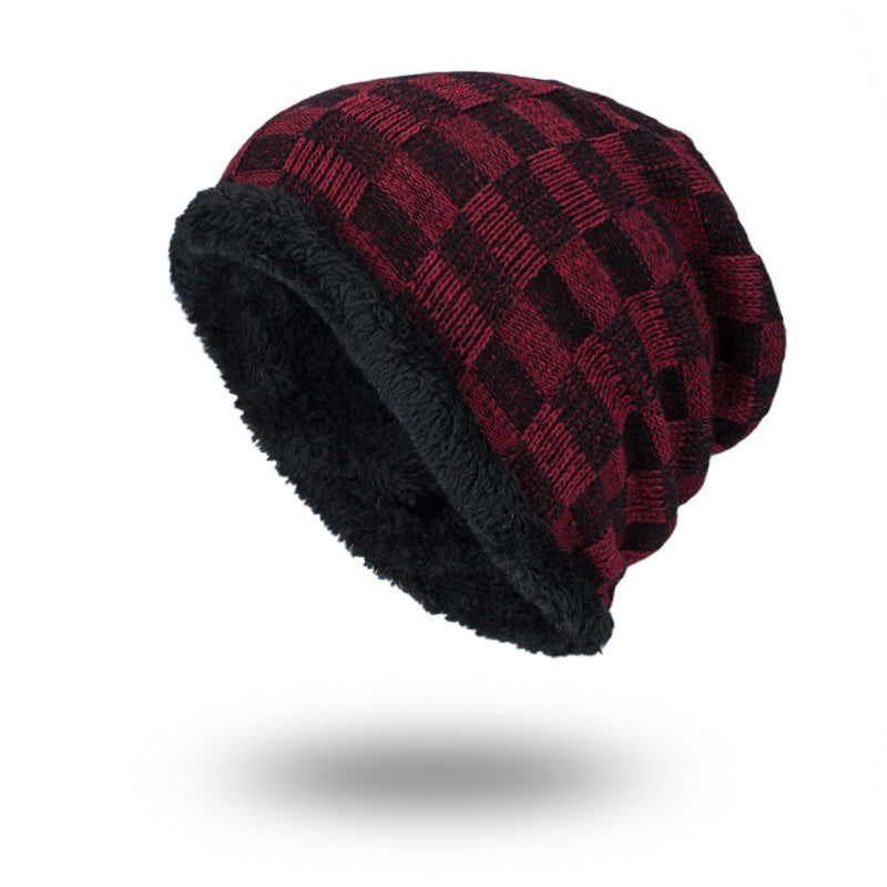 gorro de invierno, con interior de terciopelo, 3 estaciones