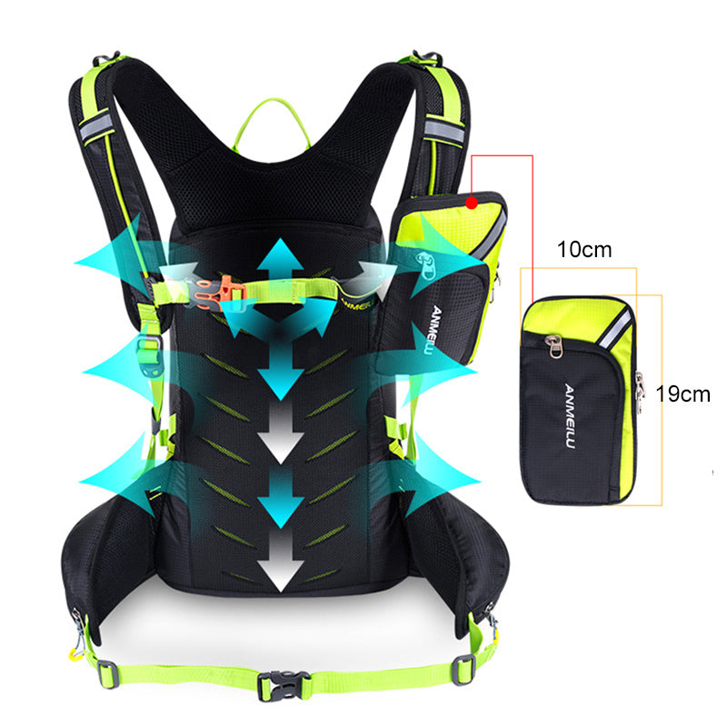 Mochila Técnica ultrarresistente para trekking y ciclismo - doble capa impermeable