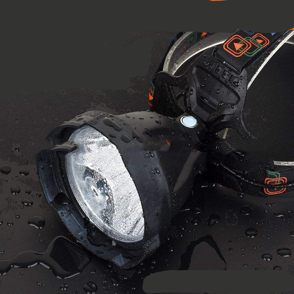 Linterna Frontal LED de Alta Potencia – 500m de Alcance, Recargable USB