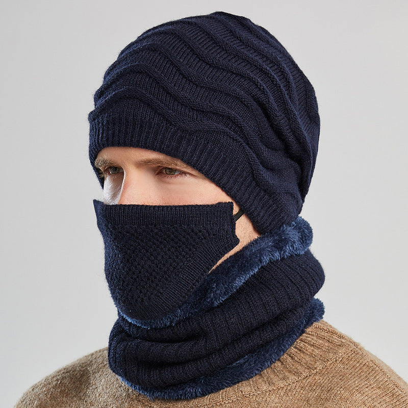 Kit Invierno Completo: Gorro + Mascarilla + Cuello - Lana Abrigada