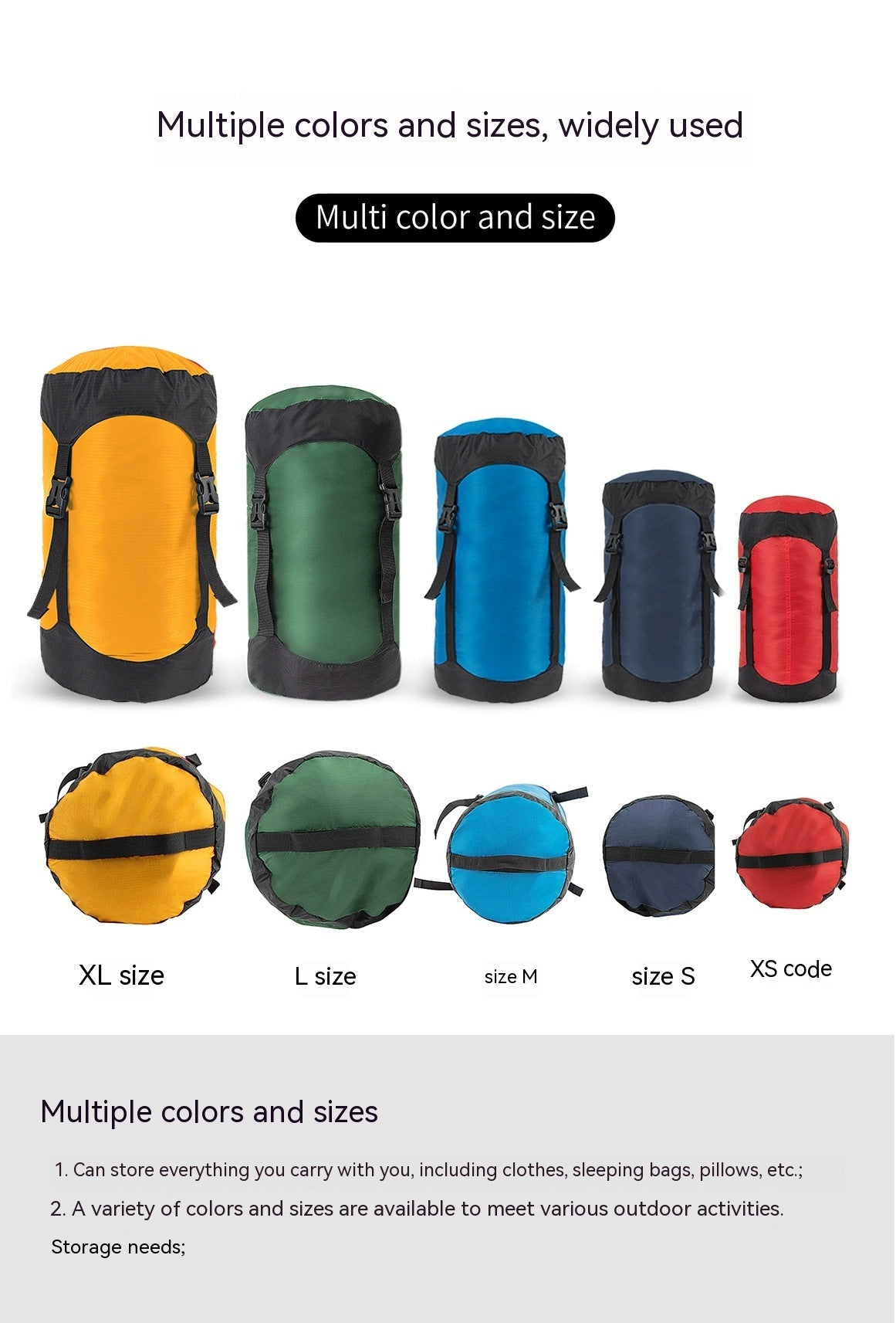 Bolsa de Compresión para Camping – Reduce Volumen, Maximiza Espacio