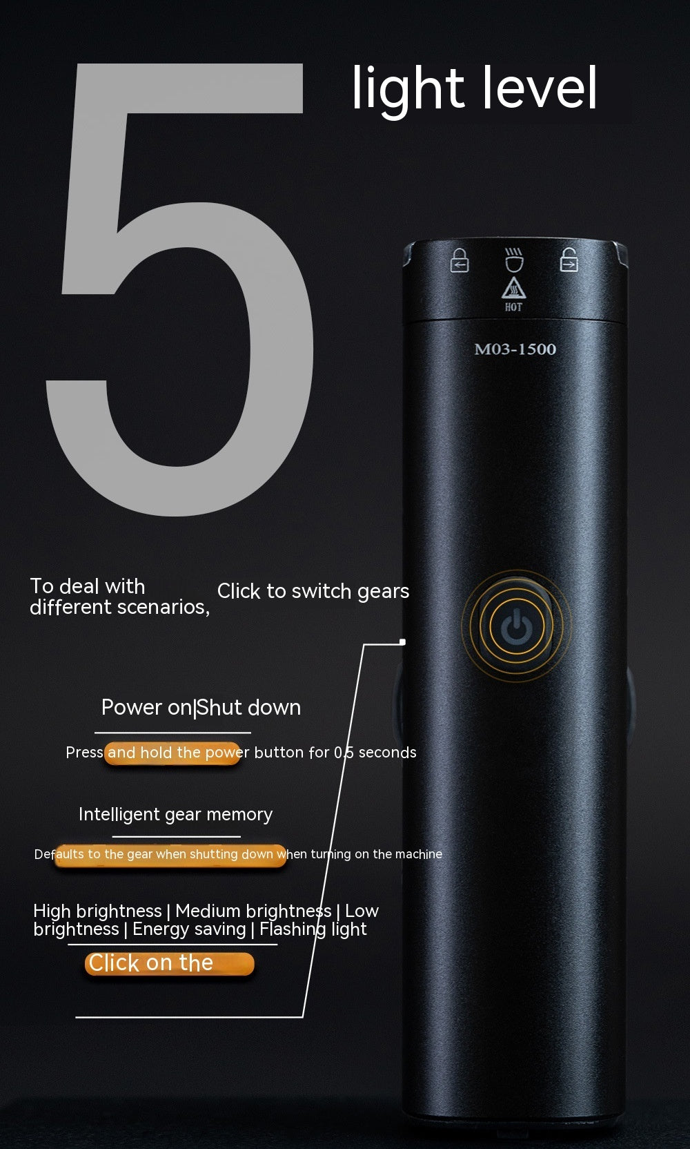 Luz Frontal Profesional para Bicicleta - Powerbank + IP66 + Control de Temperatura Inteligente
