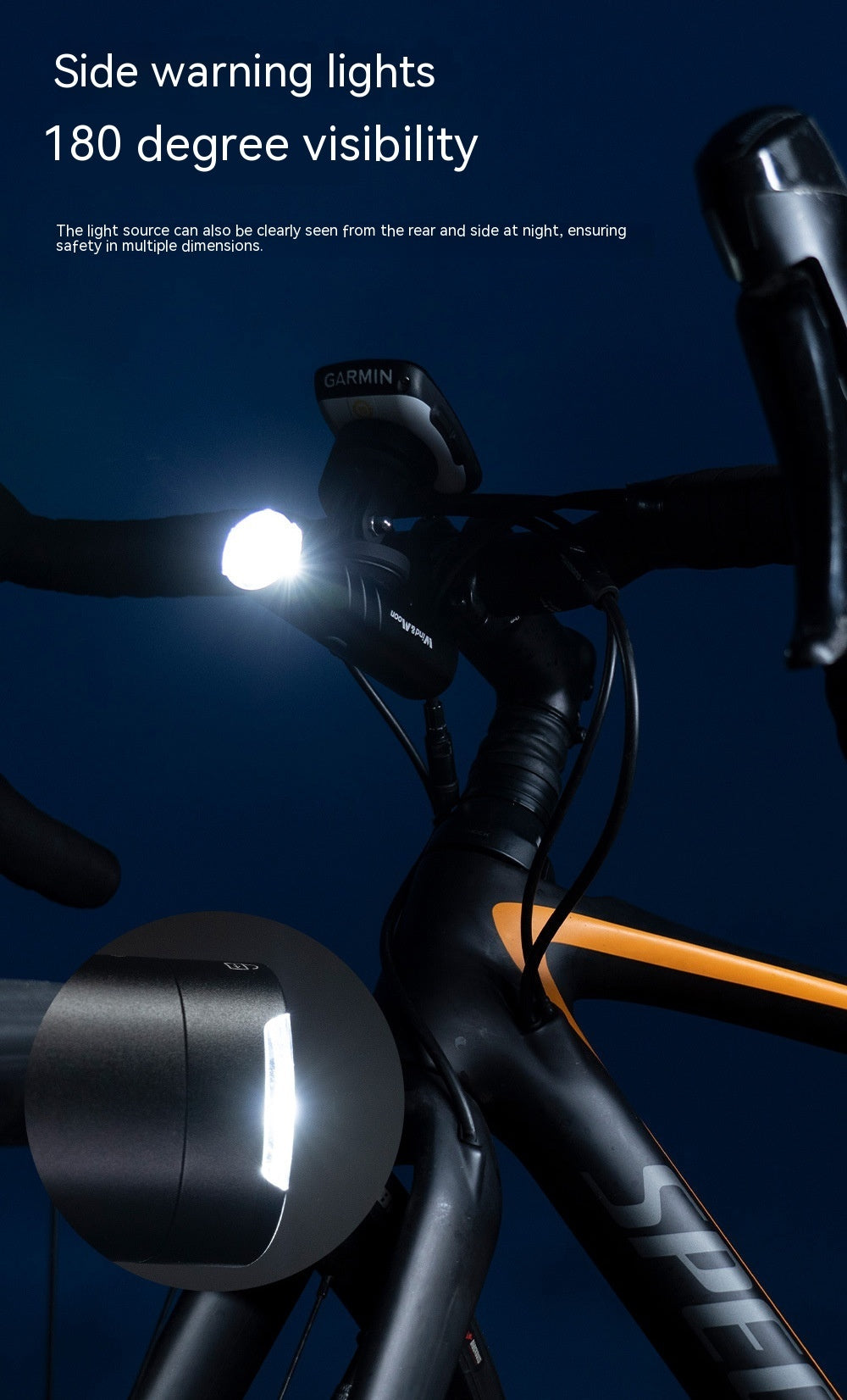 Luz Frontal Profesional para Bicicleta - Powerbank + IP66 + Control de Temperatura Inteligente