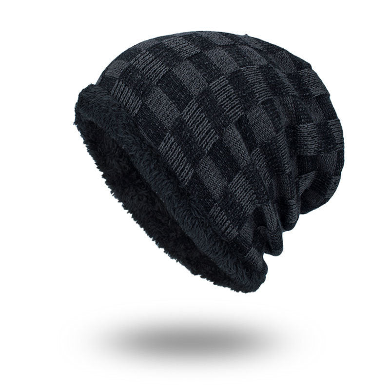 gorro de invierno, con interior de terciopelo, 3 estaciones