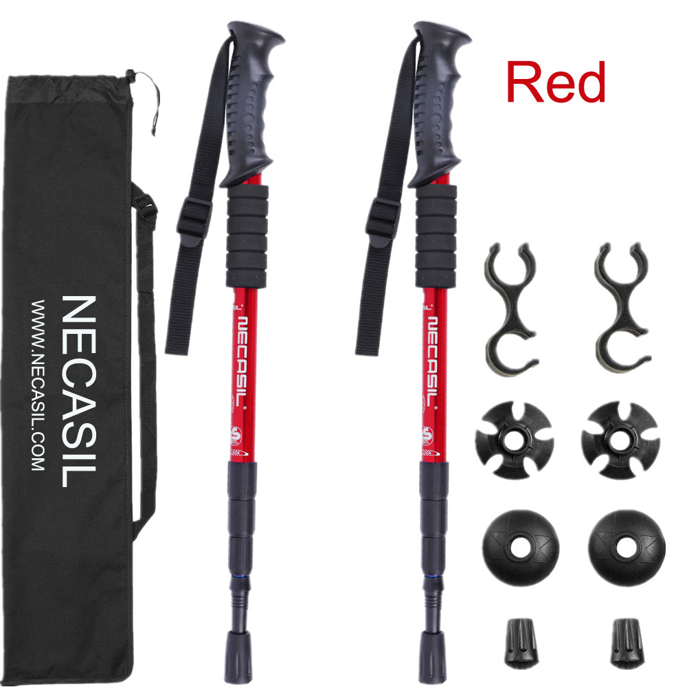 Bastón de Trekking Ajustable de Aluminio – Resistente y Ligero para Senderismo y Montaña