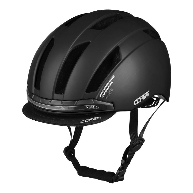 Casco Inteligente con Luz Delantera y Señal de Giro Inalámbrica