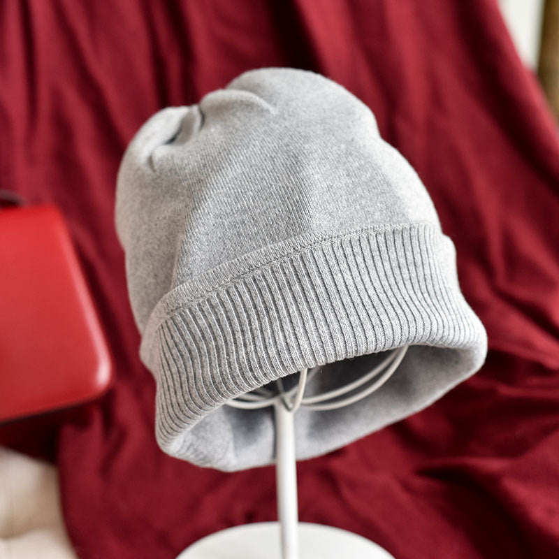 Gorro Clásico de Lana - Unisex, Ideal para Nieva y Viento