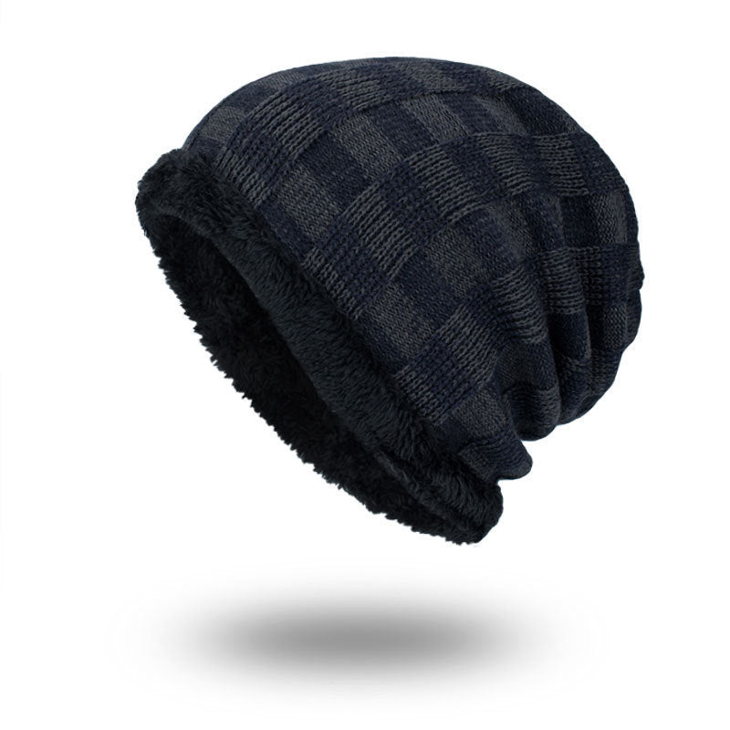 gorro de invierno, con interior de terciopelo, 3 estaciones