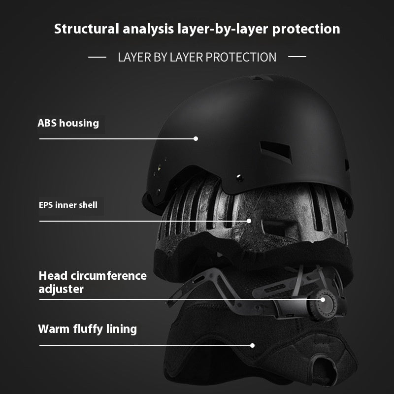Casco de Esquí con Visor Panorámico Antivaho UV – Protección y Visibilidad Total en la Montaña