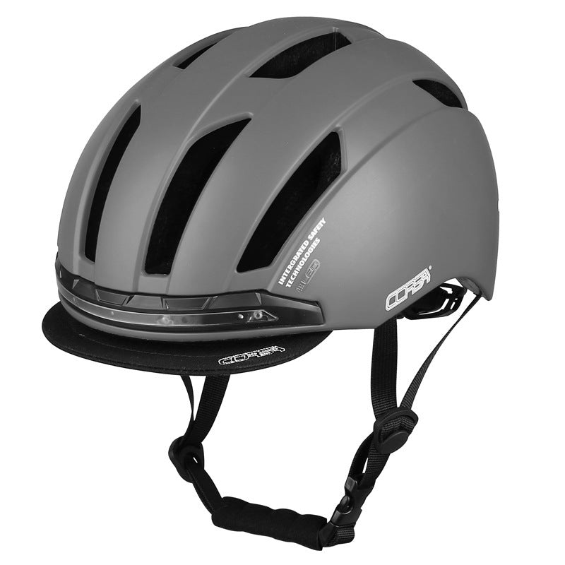 Casco Inteligente con Luz Delantera y Señal de Giro Inalámbrica