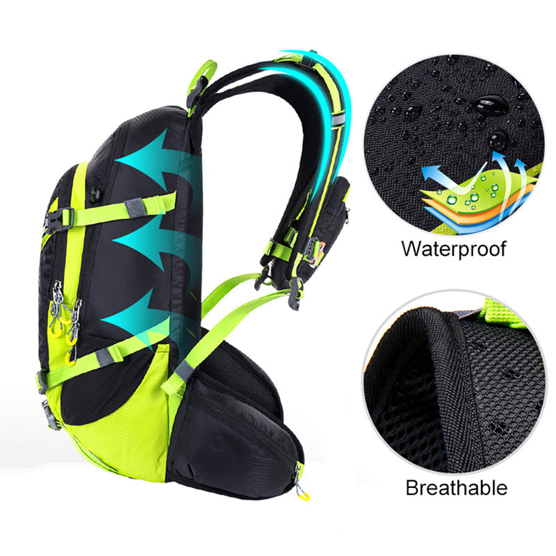 Mochila Técnica ultrarresistente para trekking y ciclismo - doble capa impermeable