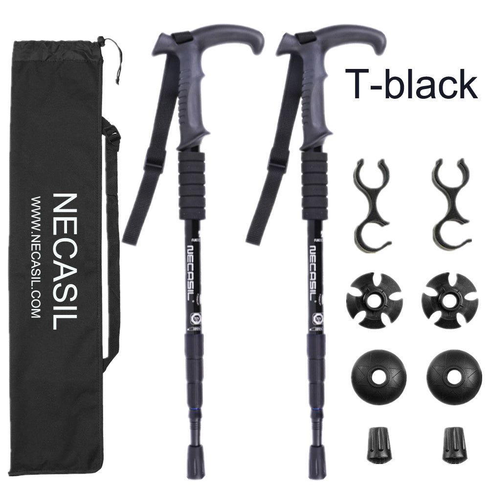 Bastón de Trekking Ajustable de Aluminio – Resistente y Ligero para Senderismo y Montaña