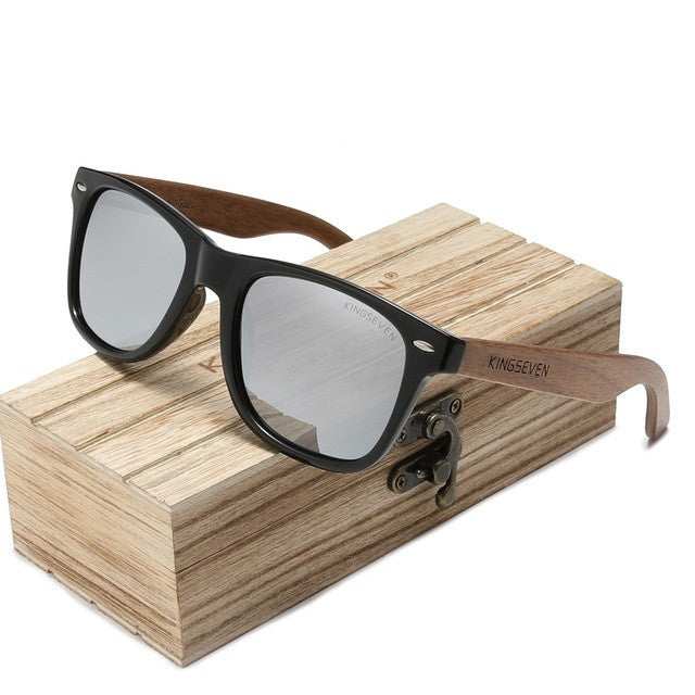 Gafas de Sol con Marco de Madera – Estilo Clásico y Natural