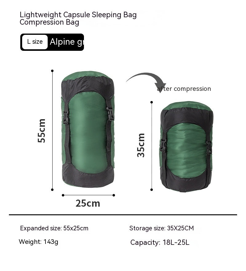 Bolsa de Compresión para Camping – Reduce Volumen, Maximiza Espacio