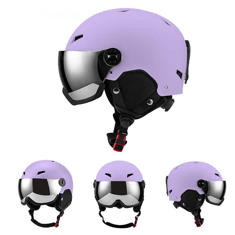 Casco de Esquí con Visor Panorámico Antivaho UV – Protección y Visibilidad Total en la Montaña