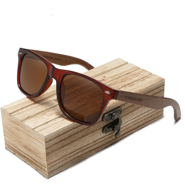 Gafas de Sol con Marco de Madera – Estilo Clásico y Natural