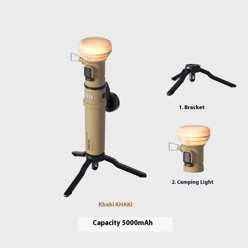 Linterna Resistente para Senderismo y Camping – Luz LED + Cargador Integrado