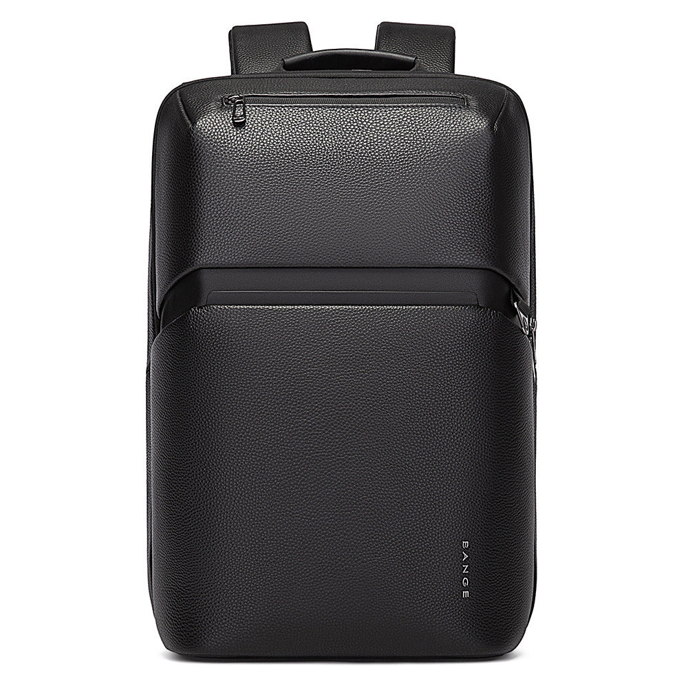 Mochila Premium de Cuero para Laptop – Impermeable y Resistente
