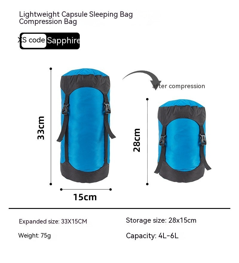 Bolsa de Compresión para Camping – Reduce Volumen, Maximiza Espacio