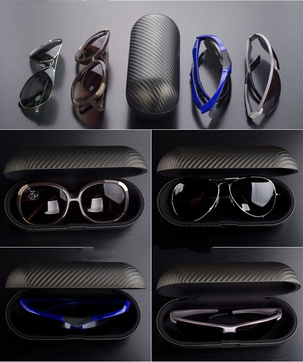 Estuche Moderno para Gafas – Diseño Fibra de Carbono, Alta Protección y Estilo
