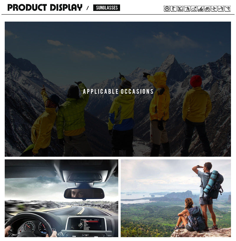 Dubery - Lentes de Sol Deportivos TAC – Protección y Estilo moderno, Todo Terreno - Diseño Italiano
