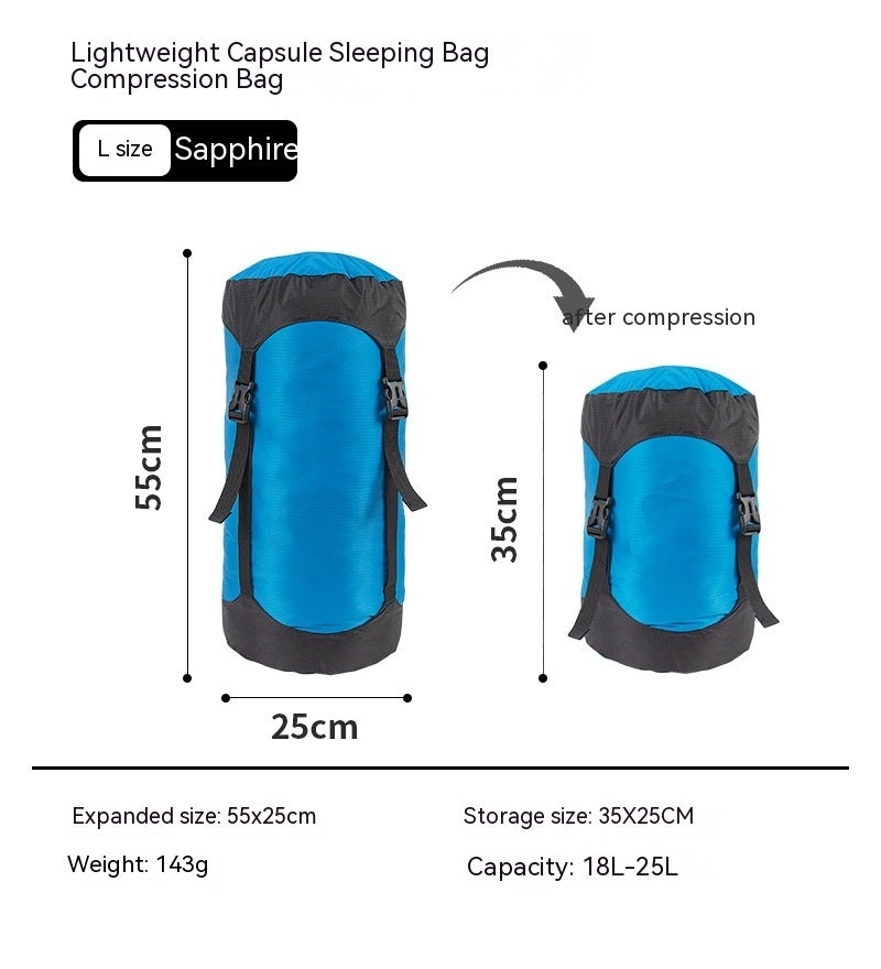 Bolsa de Compresión para Camping – Reduce Volumen, Maximiza Espacio