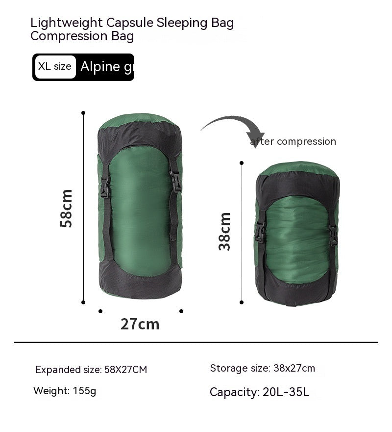 Bolsa de Compresión para Camping – Reduce Volumen, Maximiza Espacio