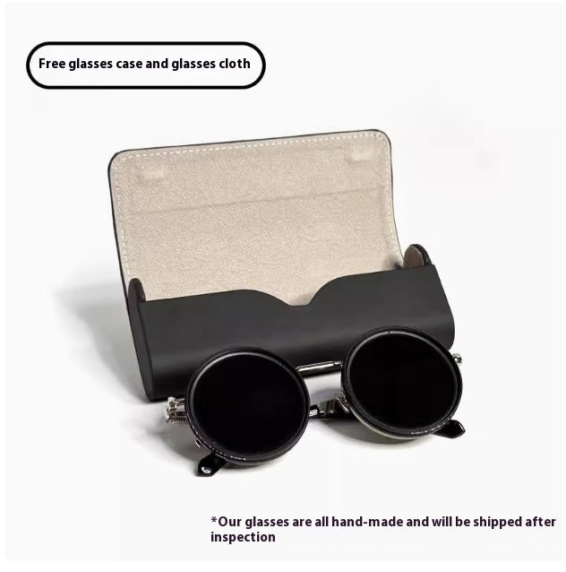 Lentes Fotográficos Vintage con Tapa Abatible – Protege tu Mirada con Estilo