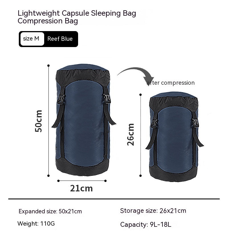 Bolsa de Compresión para Camping – Reduce Volumen, Maximiza Espacio