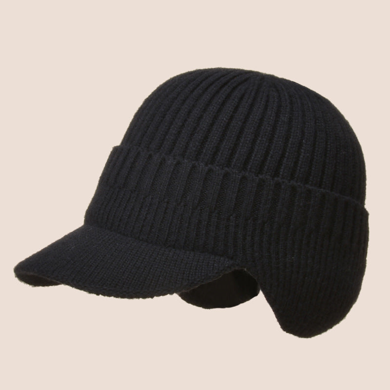 Gorro Invierno: Hombre/Mujer - Visera + Orejeras, Lana Suave