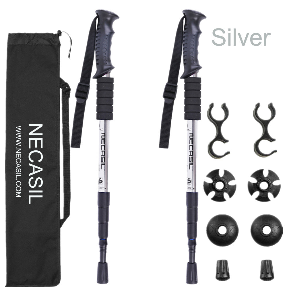 Bastón de Trekking Ajustable de Aluminio – Resistente y Ligero para Senderismo y Montaña