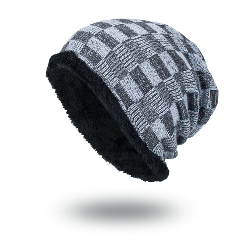 gorro de invierno, con interior de terciopelo, 3 estaciones