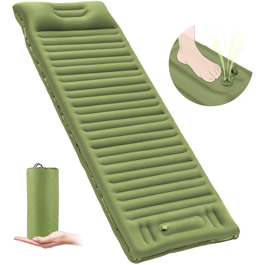 Colchoneta 40D Impermeable para Camping – Con Broche De Unión y Soporta 180 kg