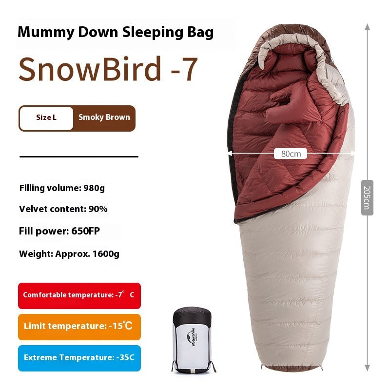 Saco de Dormir Premium Naturehike Snowbird – Confort Térmico Extremo en Cada Gramo