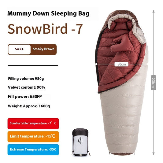 Saco de Dormir Premium Naturehike Snowbird – Confort Térmico Extremo en Cada Gramo