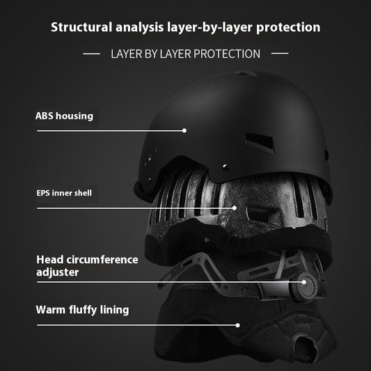Casco de Esquí con Visor Panorámico Antivaho UV – Protección y Visibilidad Total en la Montaña