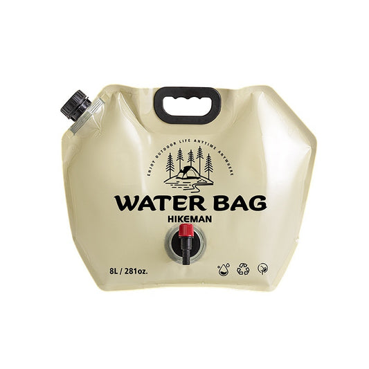 Bidón de Agua Flexible 8L – Ideal para Camping, Liviano, Resistente y Compacto
