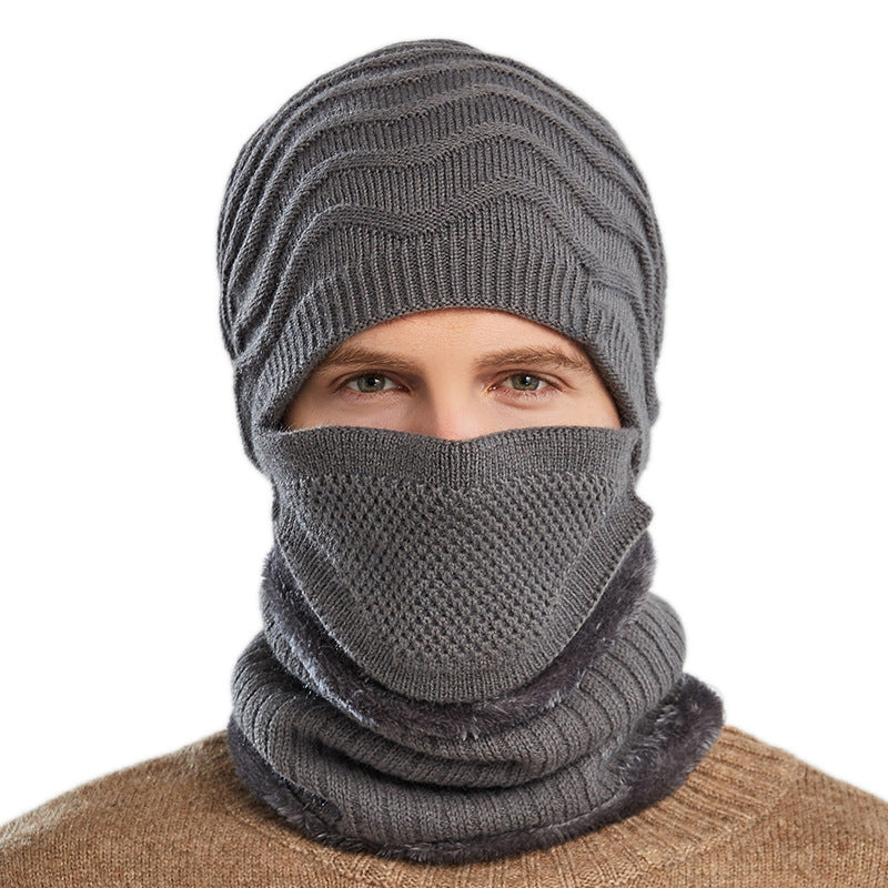 Kit Invierno Completo: Gorro + Mascarilla + Cuello - Lana Abrigada