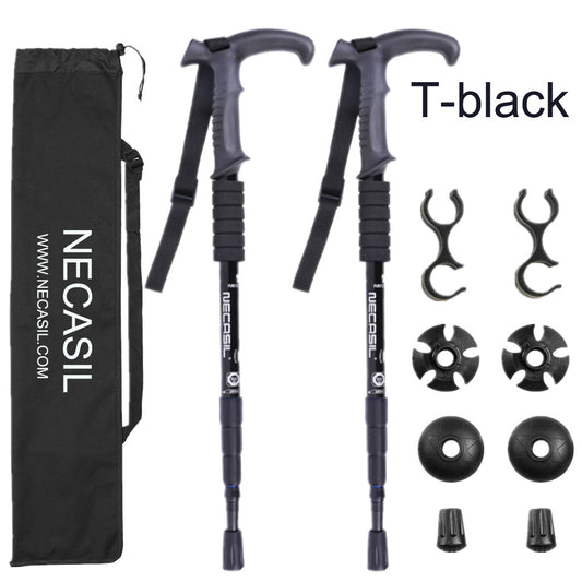 Bastón de Trekking Ajustable de Aluminio – Resistente y Ligero para Senderismo y Montaña