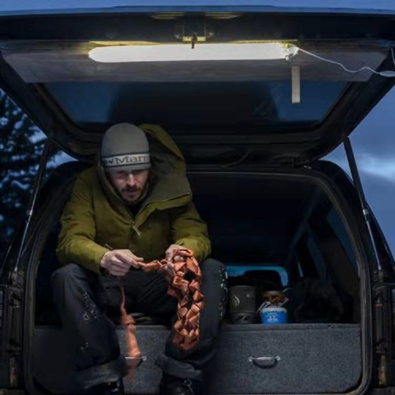 Lámpara de Campamento Plegable con Cinta LED e Imán – Recargable