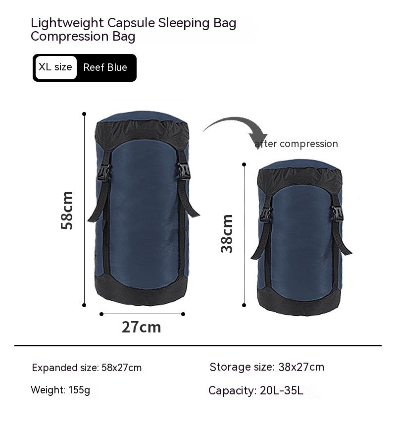 Bolsa de Compresión para Camping – Reduce Volumen, Maximiza Espacio