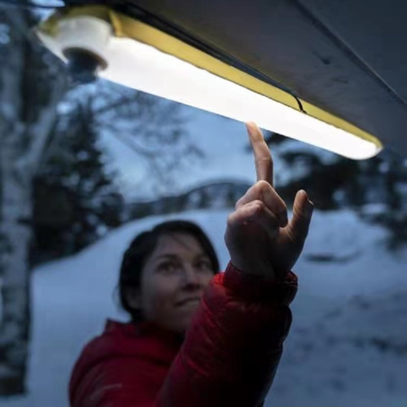 Lámpara de Campamento Plegable con Cinta LED e Imán – Recargable