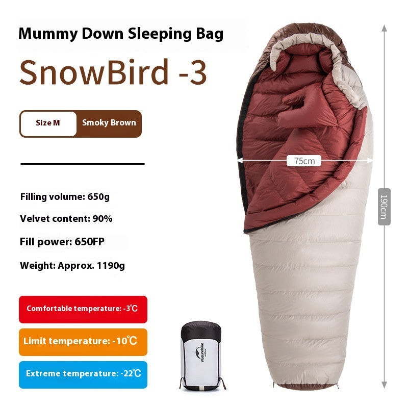 Saco de Dormir Premium Naturehike Snowbird – Confort Térmico Extremo en Cada Gramo