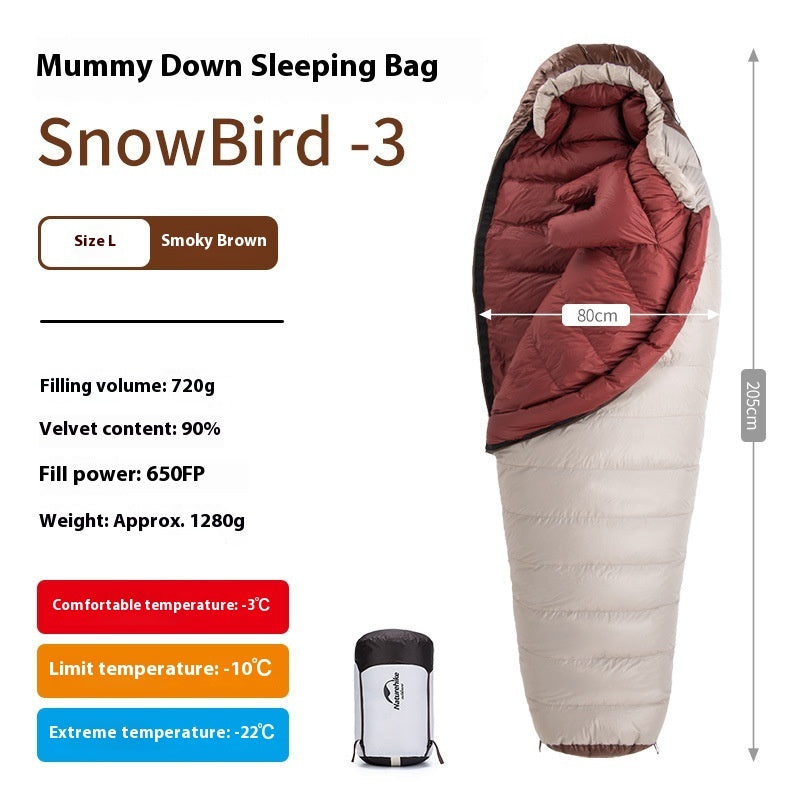 Saco de Dormir Premium Naturehike Snowbird – Confort Térmico Extremo en Cada Gramo