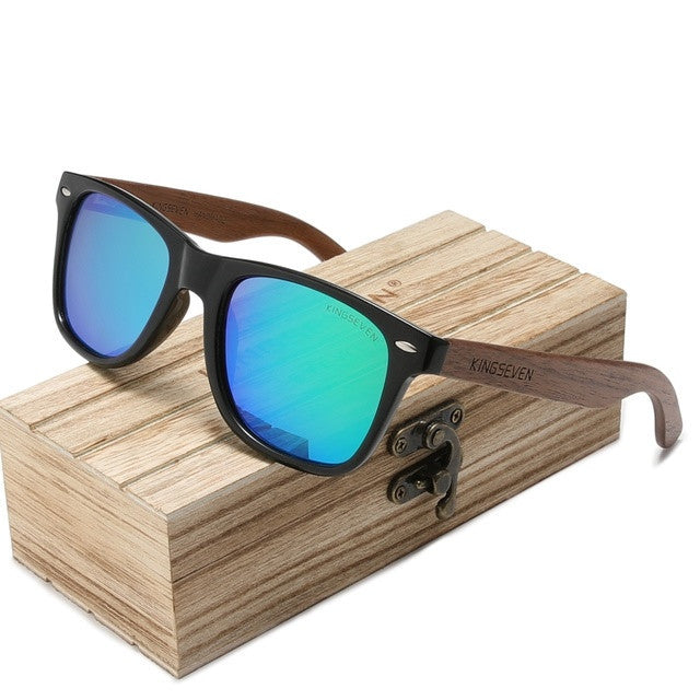 Gafas de Sol con Marco de Madera – Estilo Clásico y Natural
