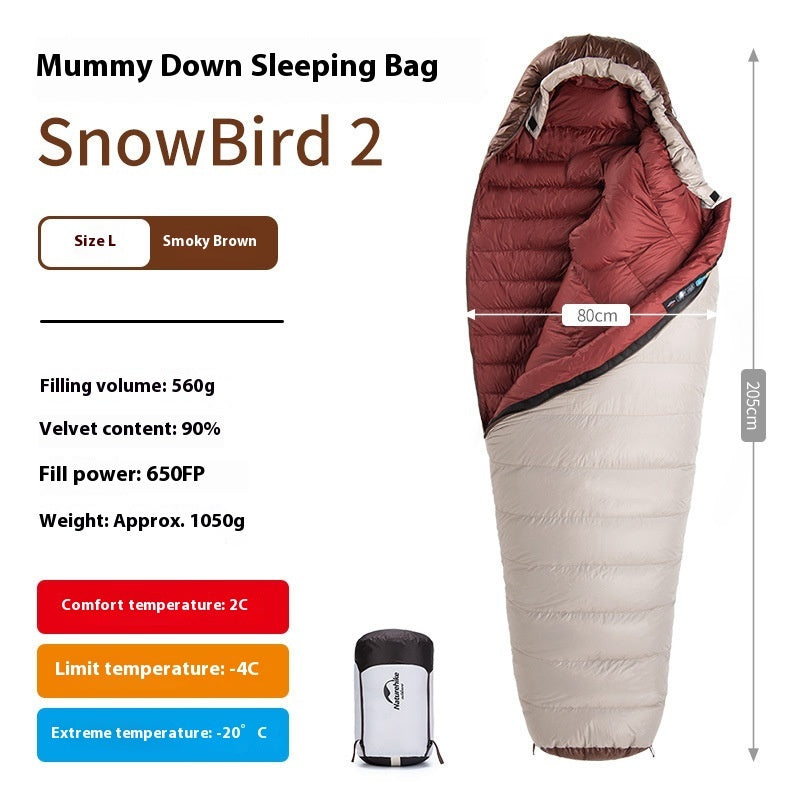Saco de Dormir Premium Naturehike Snowbird – Confort Térmico Extremo en Cada Gramo