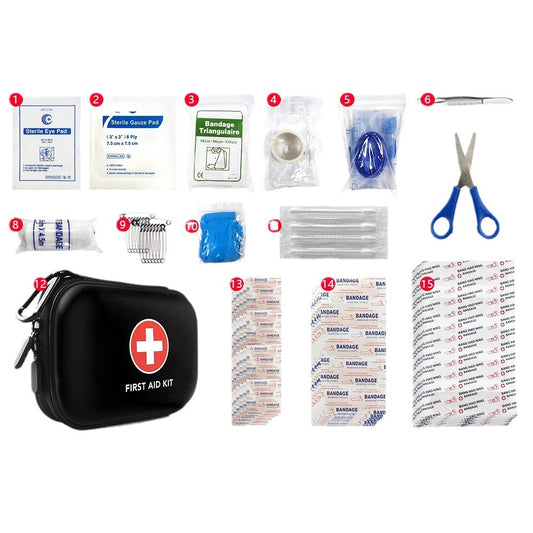 Botiquín de Primeros Auxilios – Compacto y Completo y Resistente al Agua
