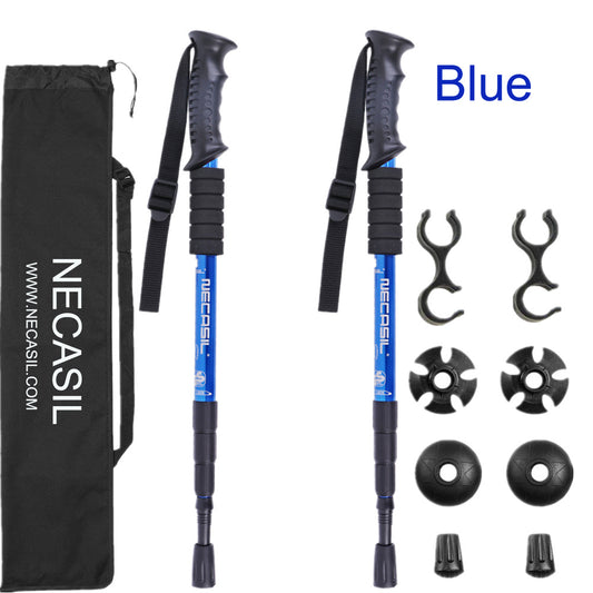 Bastón de Trekking Ajustable de Aluminio – Resistente y Ligero para Senderismo y Montaña